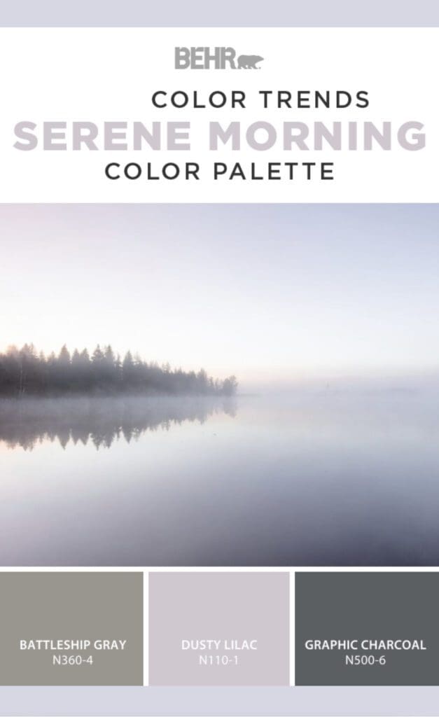 Behr | Serene Morning Color Palette.  All Los Angeles Painting Company, Inc. 