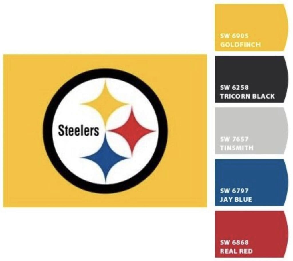 Sherwin Williams | Pittsburgh Steelers Paint Colors. All Los Angeles Painting Company, Inc.