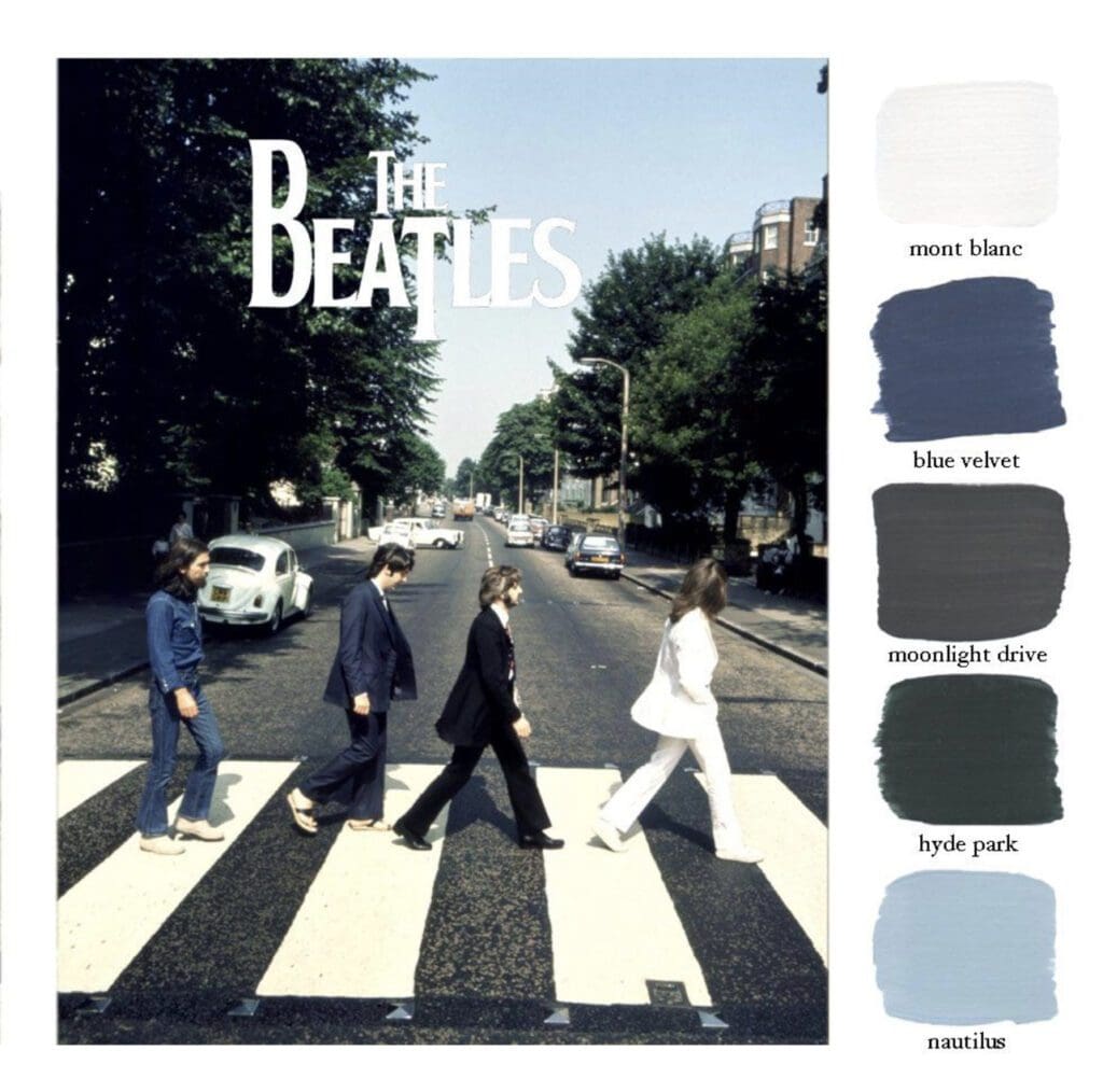 Portola Paints Beatles Abbey Road Paint Color Inspiration.