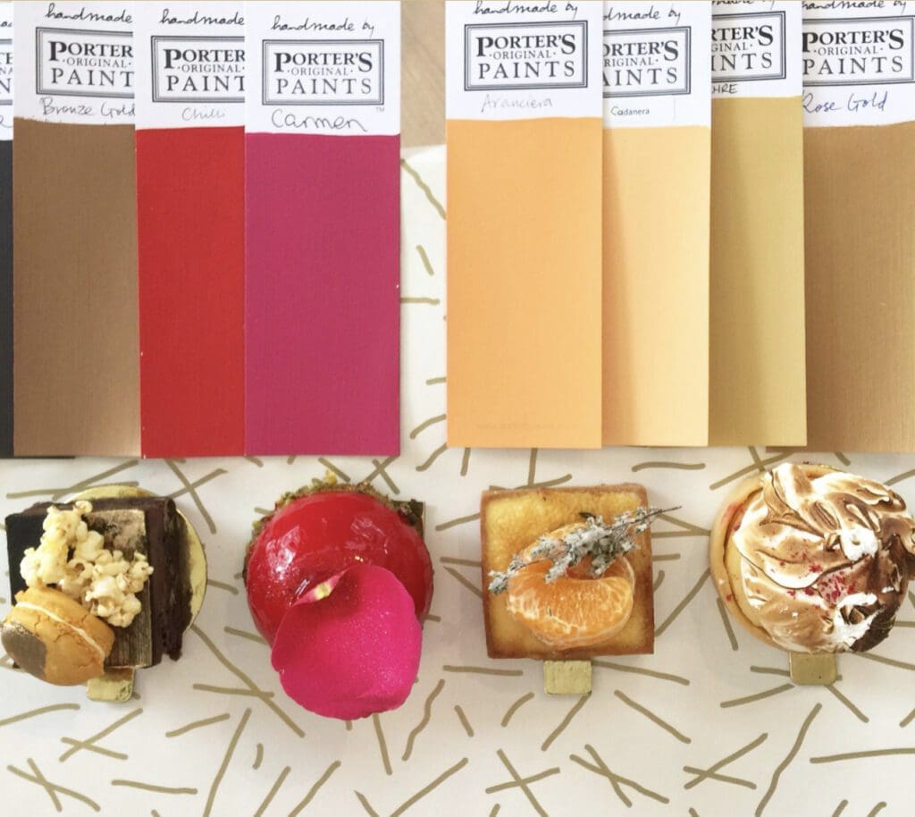 Holiday Pastry Paint Color Inspiration.