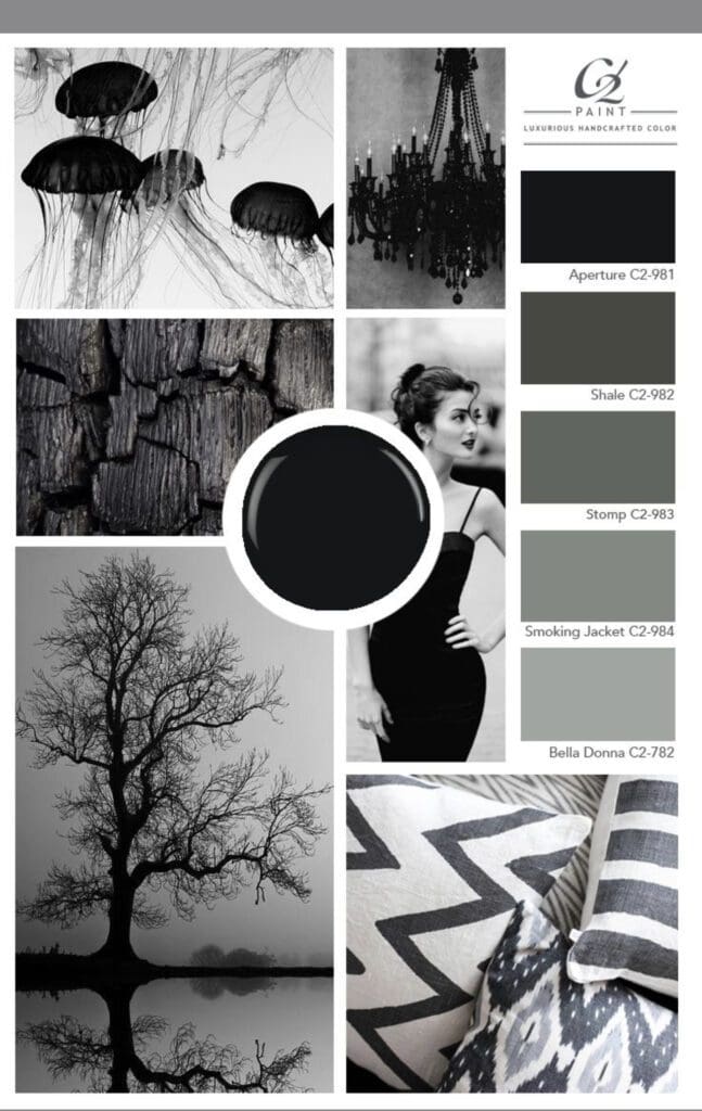 C2 Paint | Black & Deep Tone Grays. All Los Angeles Painting Company, Inc.