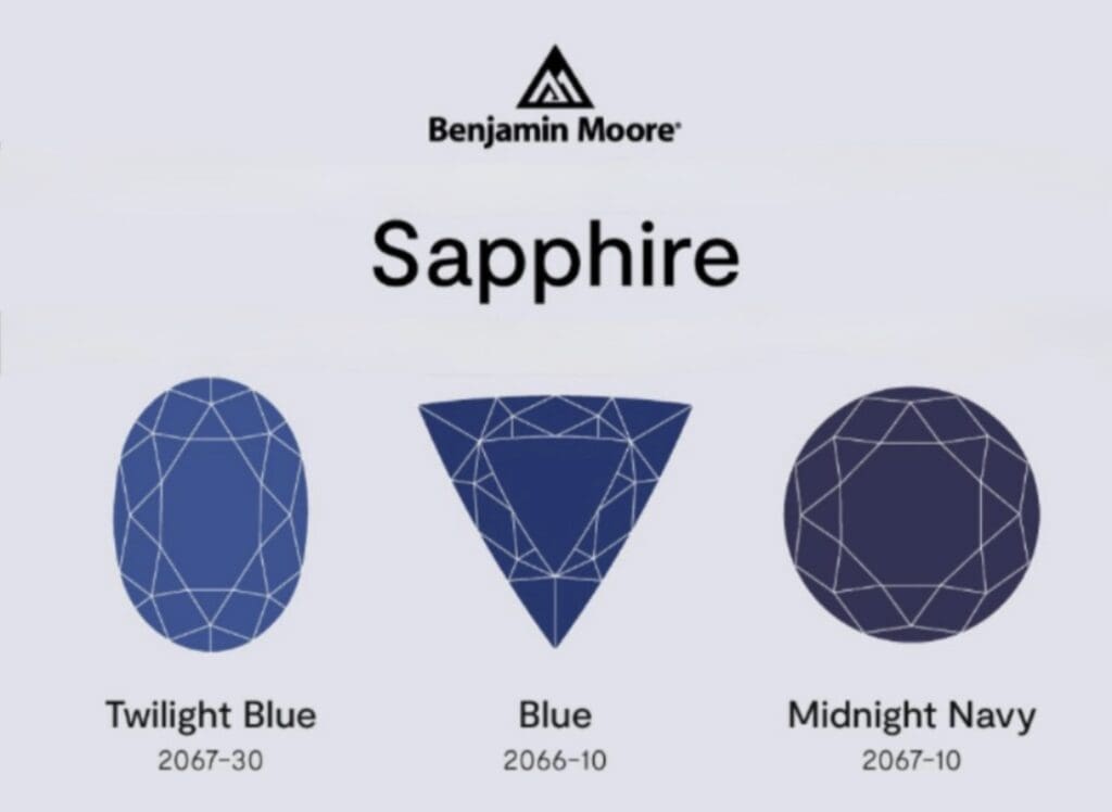 Sapphire Purple Paint Colors.
