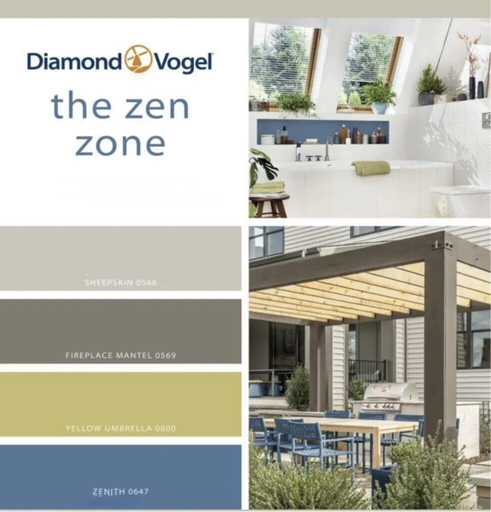 Diamond Vogel Color Trends The Zen Zone.