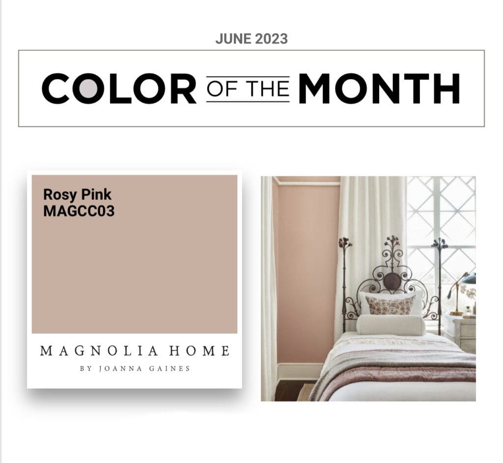 Magnolia Home June 2023 Color of the Month | Rosy Pink