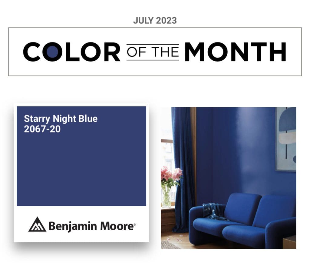 Benjamin Moore July 2023 Color of the Month | Starry Night Blue