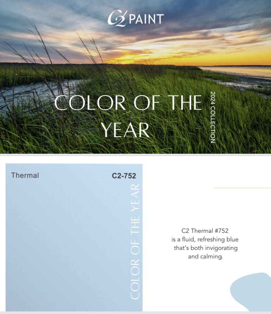 C2 Paint 2024 Color of the Year | Thermal