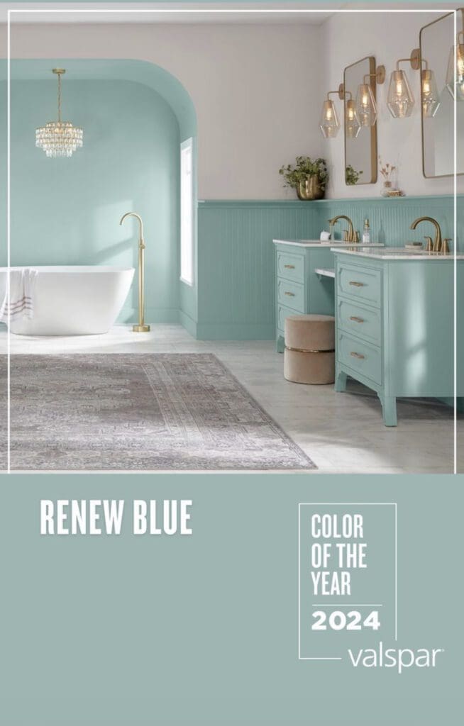 Valspar 2024 Color of the Year Renew Blue.