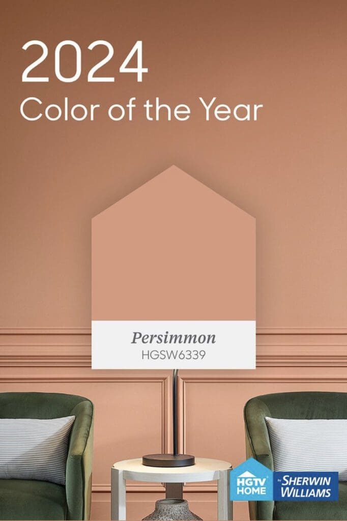 HGTV Home Sherwin Williams 2024 Color of the Year | Persimmon