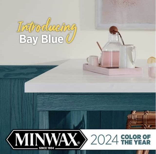 Minwax 2024 Color of the Year | Bay Blue