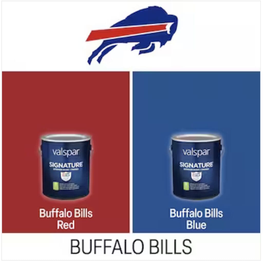 Valspar Buffalo Bills Paint Colors.