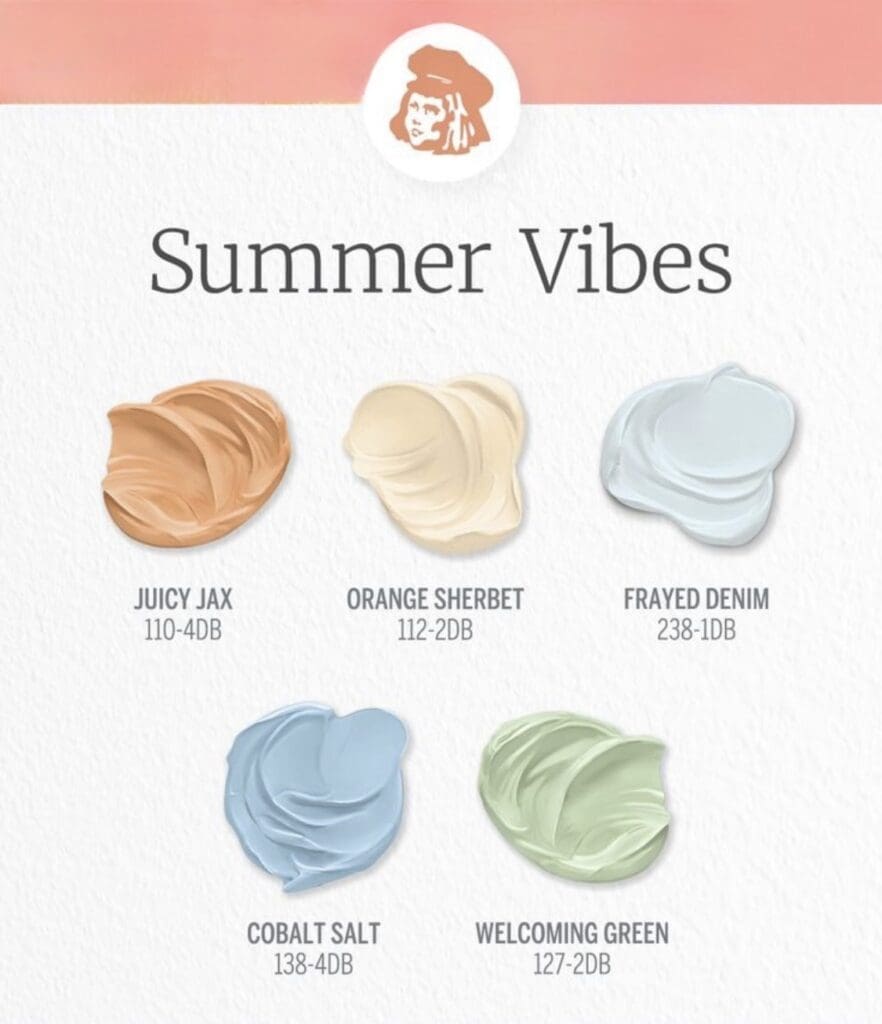 Summer Paint Colors.