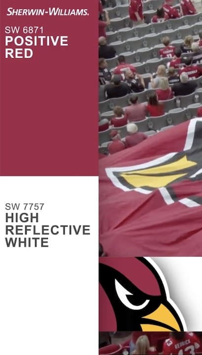 Sherwin Williams Arizona Cardinals Paint Colors.