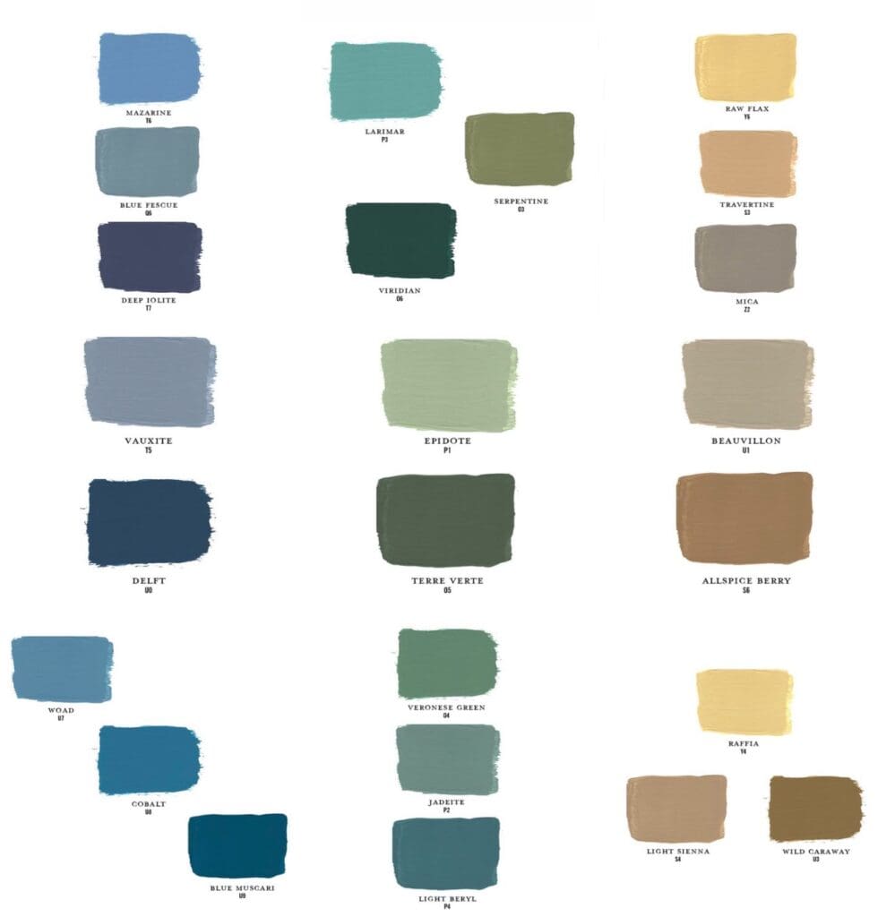 Century Paint Colors with Names