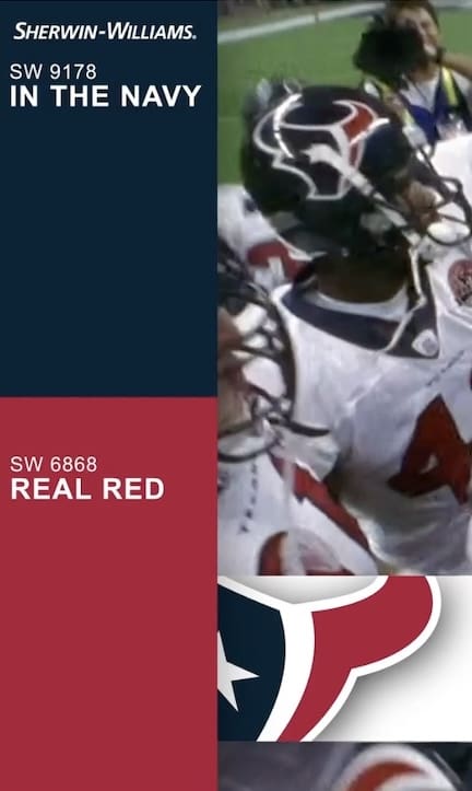 Sherwin Williams Houston Texans Paint Colors