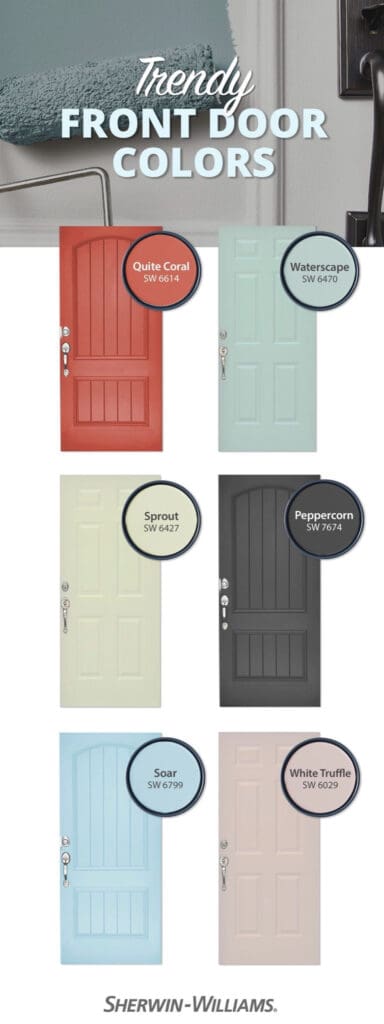 Painting your front door an exciting color is a simple and impactful way to enhance your home's appearance and increase its value. By investing in this small upgrade, you can make a big difference in how your home is perceived, both by yourself and by others