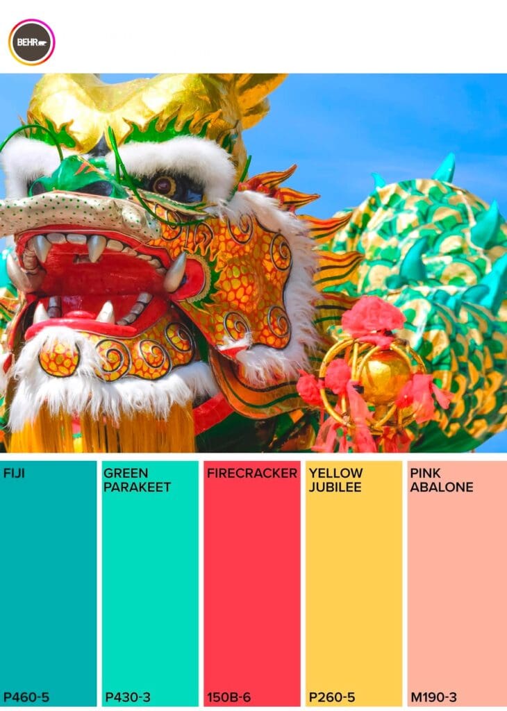 Chinese New Year Paint Colors.