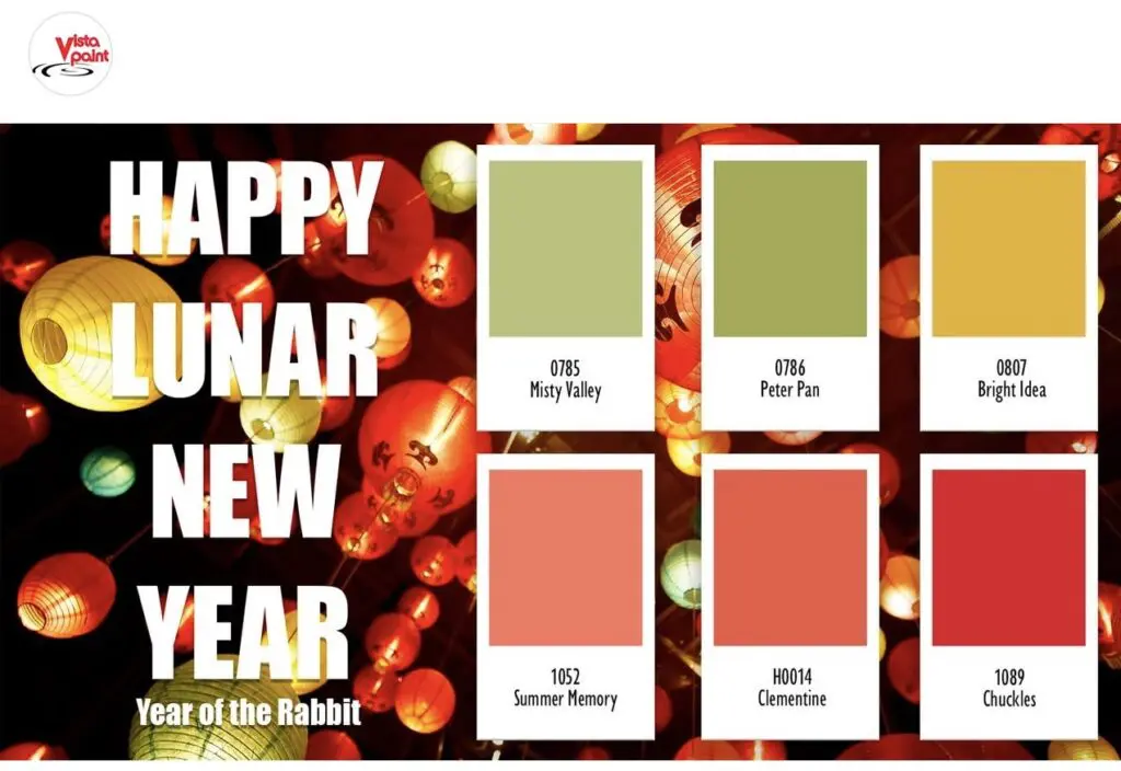 Year of the Rabbit Paint Colors. 