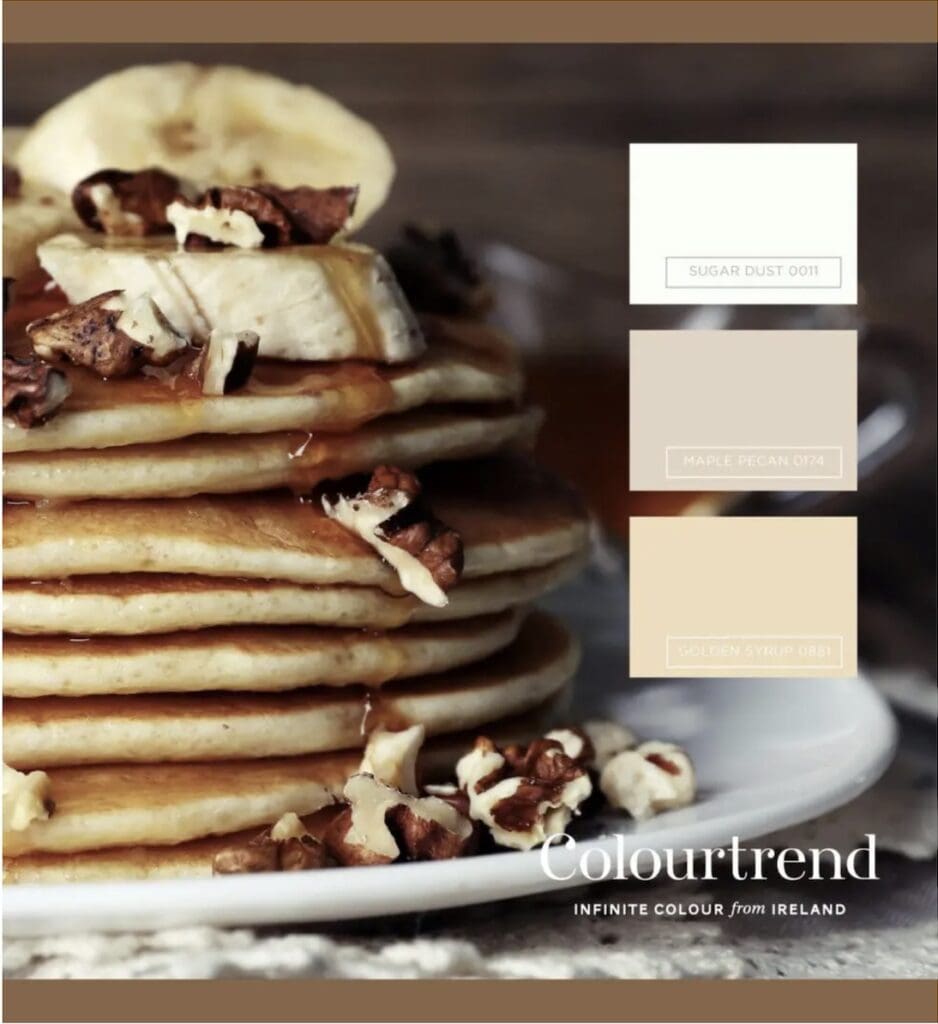 Pancake Inspired Paint Colors.