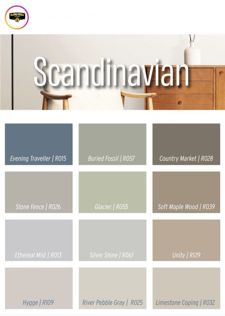 Scandinavian Style Colors.