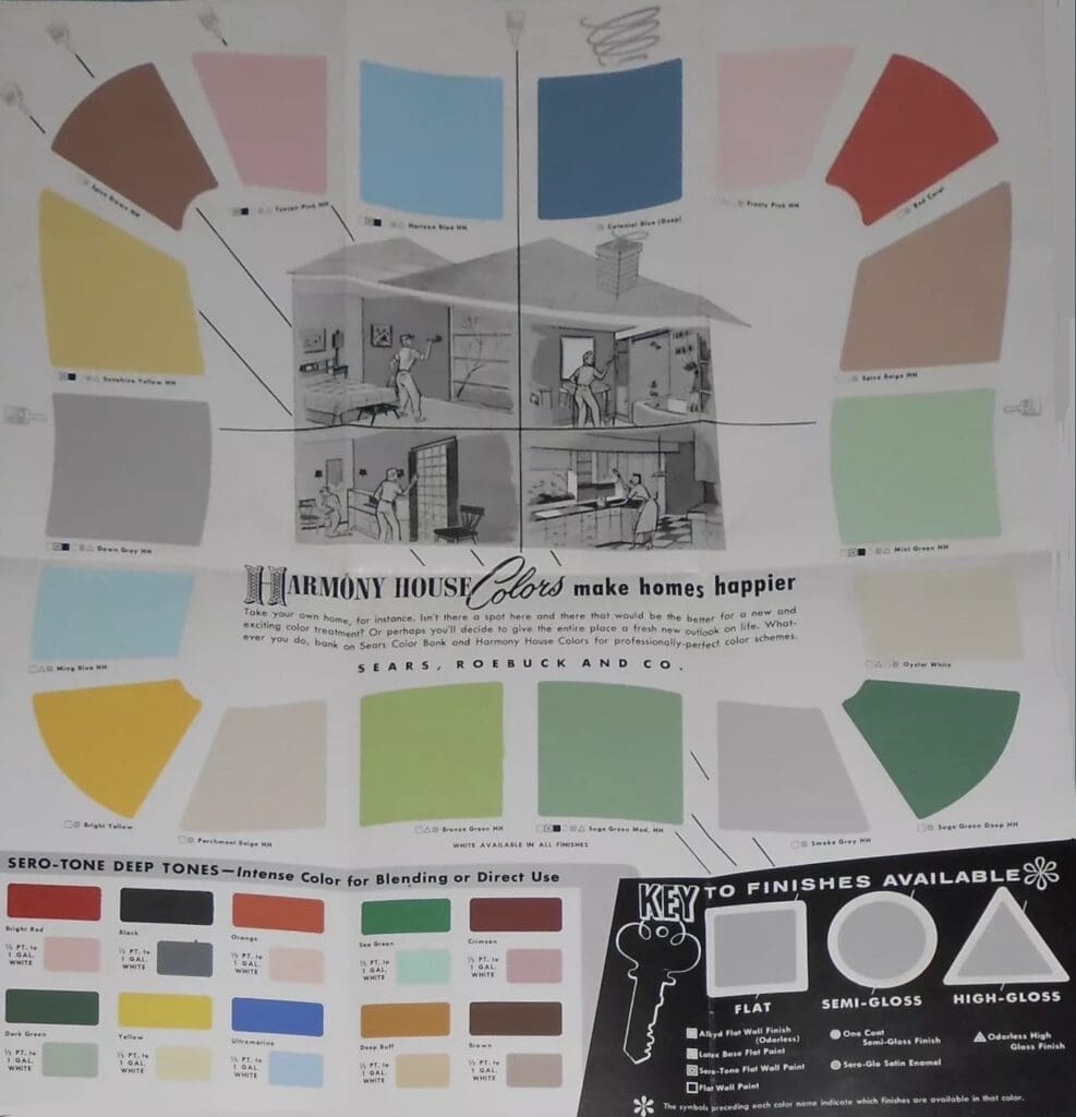 Mid Century Interior Color Brochure