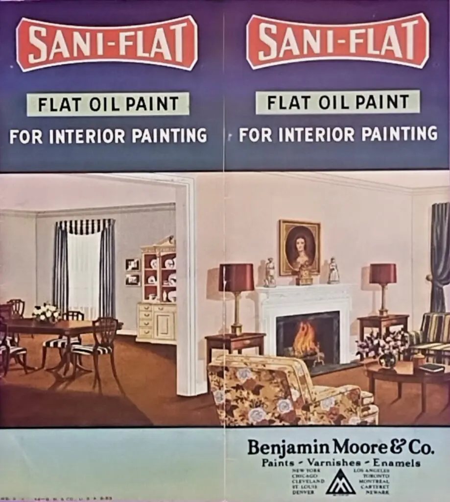 Cover of 1953 Interior Paint Color Chart.