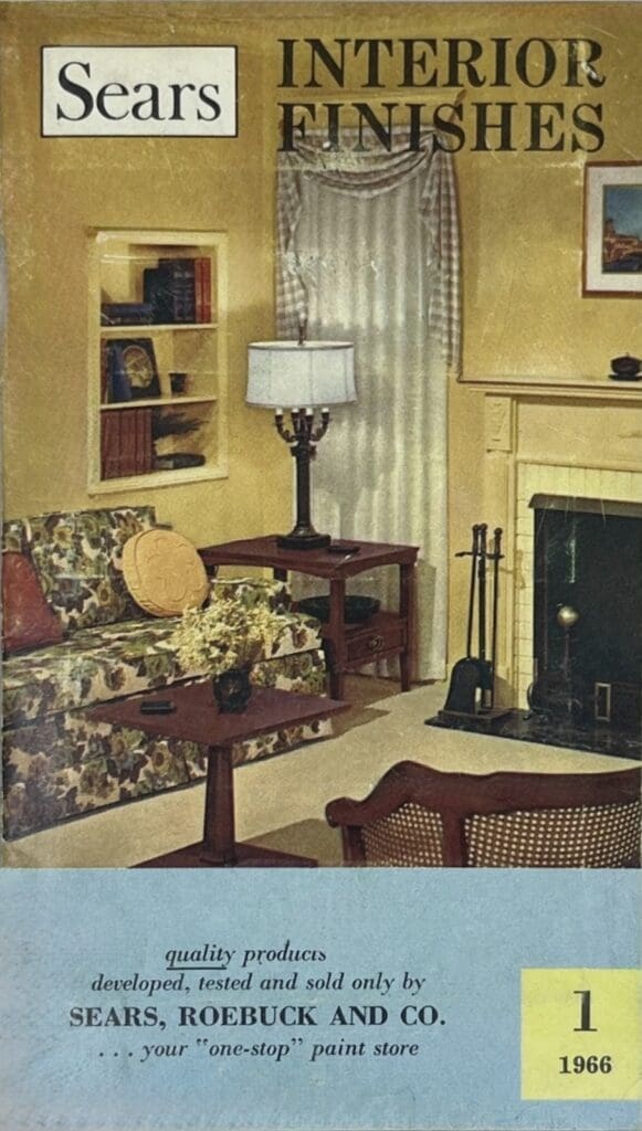 Front Cover of Mid 1960's Interior Paint Colors.
