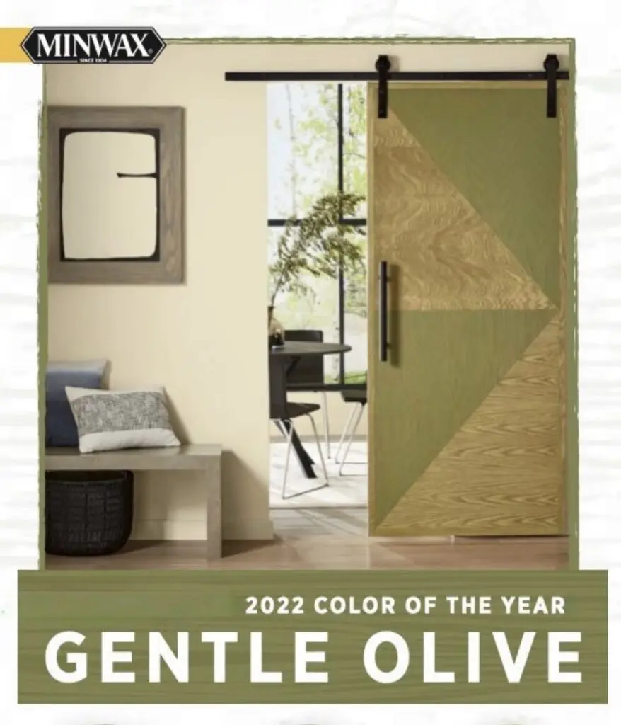 Minwax 2021 Paint Color of the Year Vintage Blue.