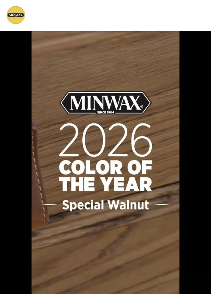 Minwax 2026 Paint Color of the Year