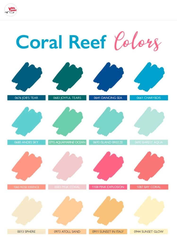 Coral Reef Paint Colors.