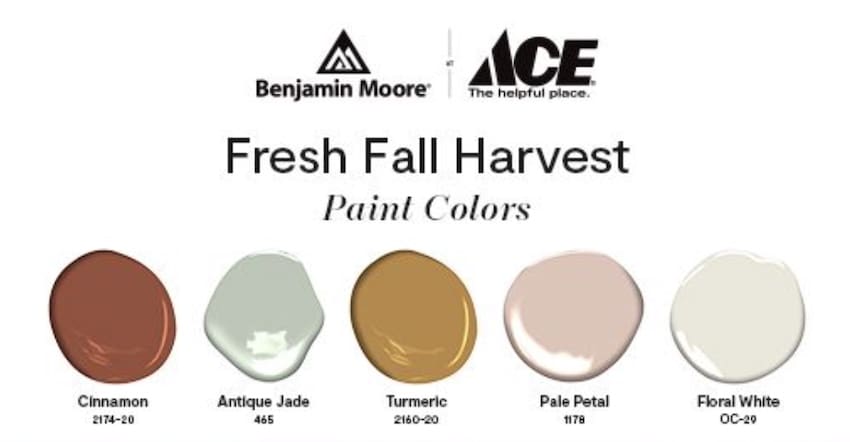 Fall Harvest Paint Colors.