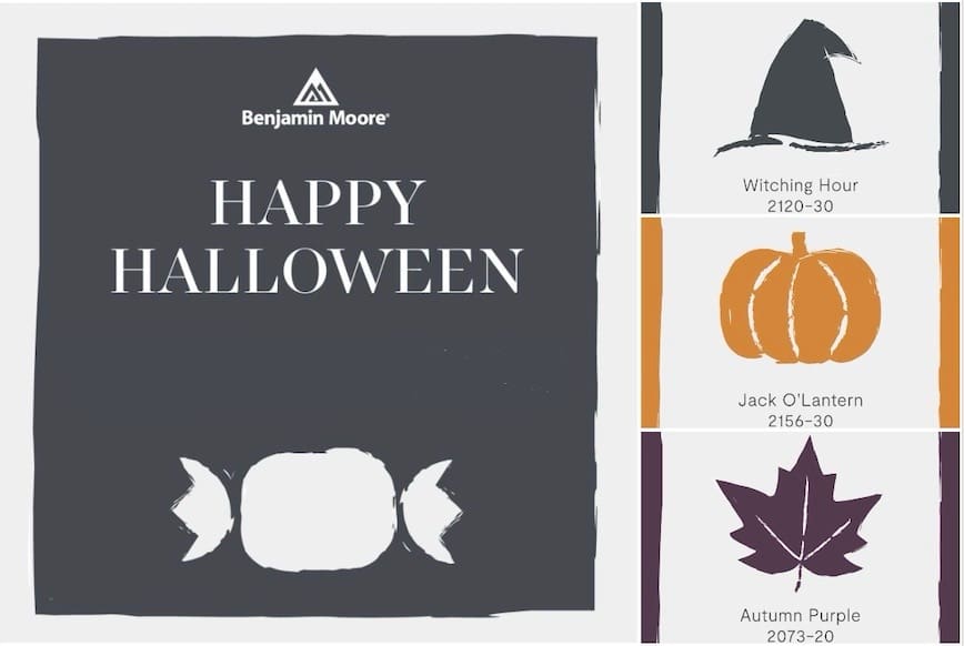 Benjamin Moore Happy Halloween Colors.