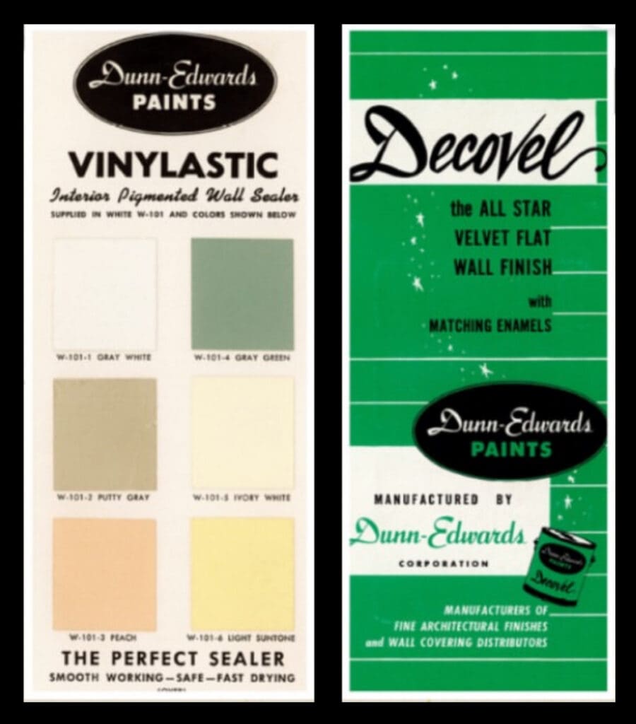 1958 Dunn Edwards Colors.