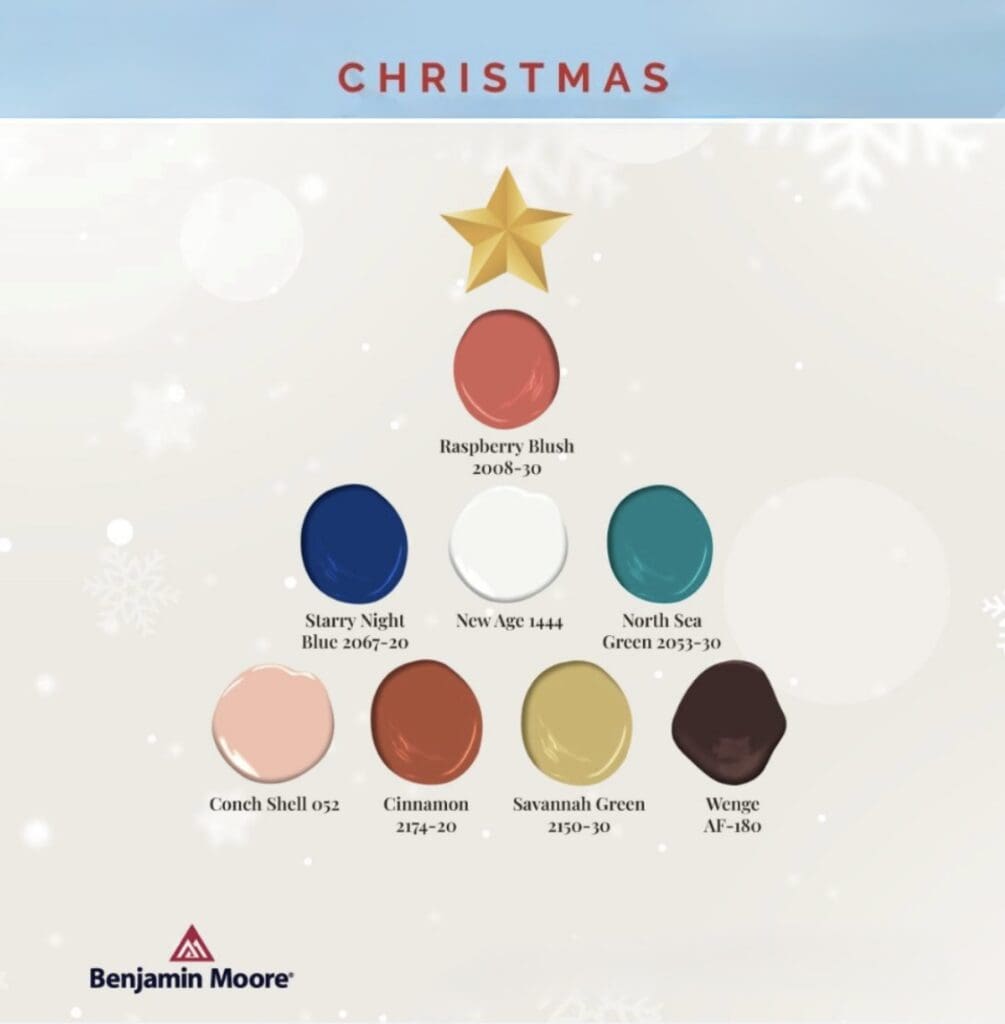 Traditional Christmas Colors. 