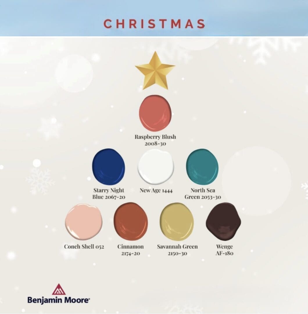 Traditional Christmas Colors.