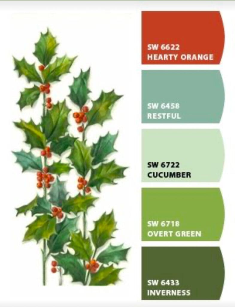 Holly Inspired Sherwin Williams Paint Colors.