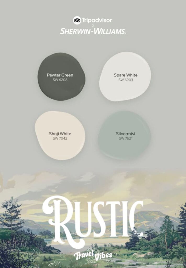 Sherwin Williams Rustic Adventure Inspired Hues.