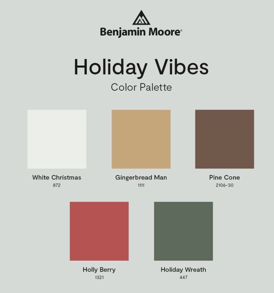 Benjamin Moore Christmas Paint Ideas