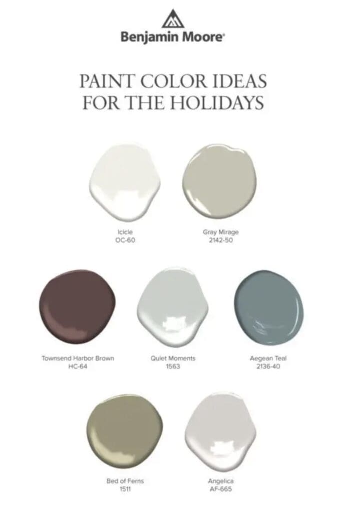 Benjamin Moore Christmas Paint Colors