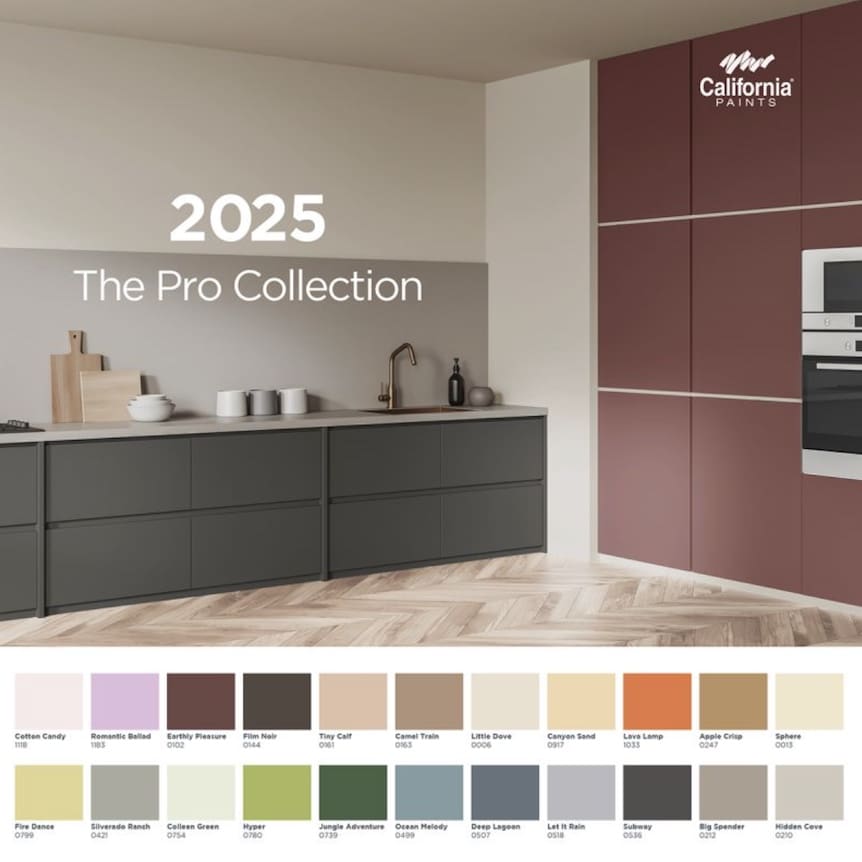 California Paints 2025 Pro Color Palette