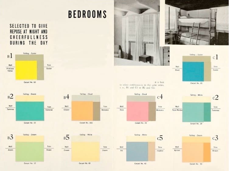 Triadic Paint Color Schemes for Bedrooms.