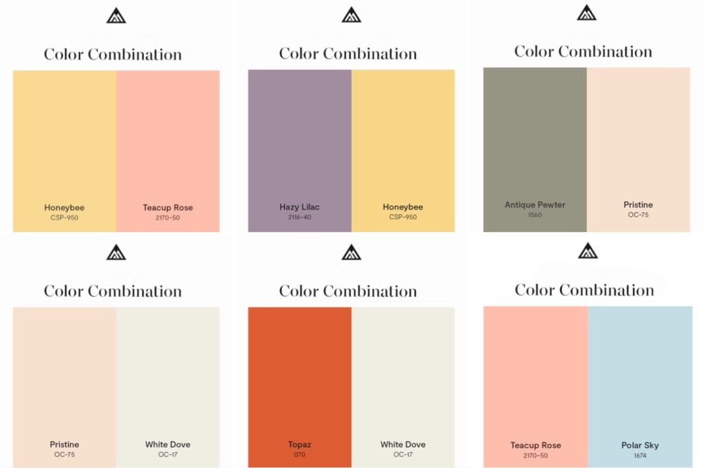 Benjamin Moore Designer Color Combinations.