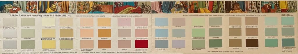 Glidden 1964 Interior Paint Colors