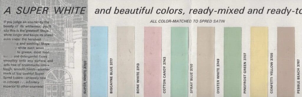 Glidden Mid Century Paint Colors.