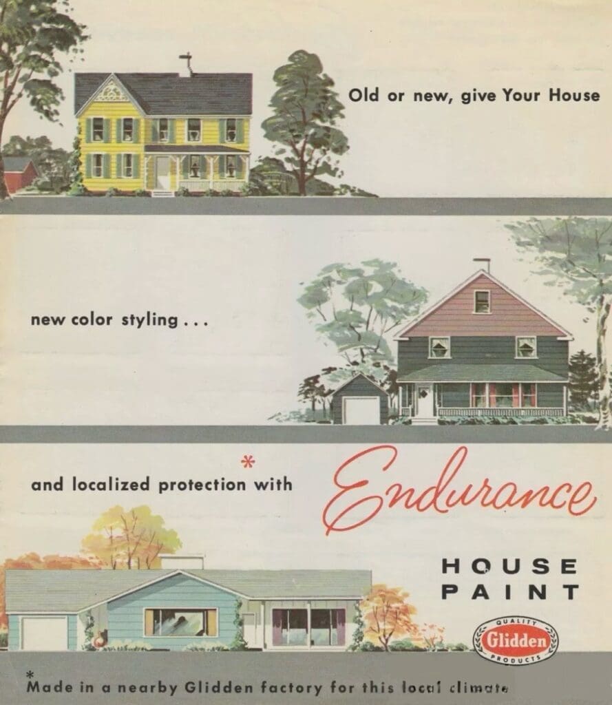 1959 House Paint Color Chart Cover.