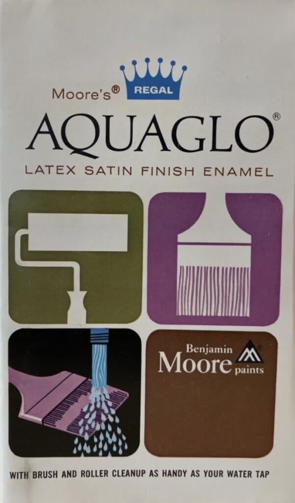 1970's Interior House Paint Color Chart Cover.