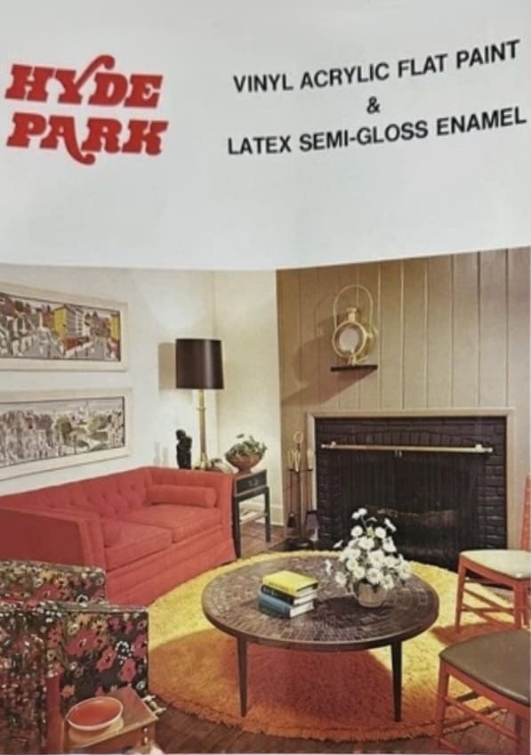 1977 House Paint Color Chart Cover