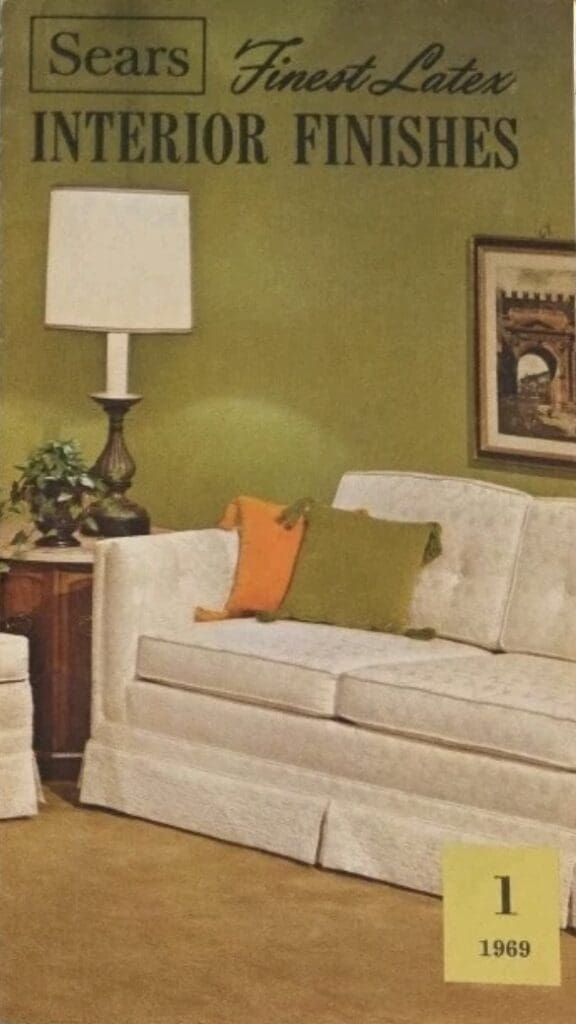 1969 Sears Interior Color Chart.