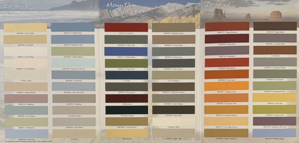 2004 Kelly Moore Sunset Magazine Colors