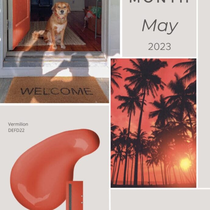 Dunn Edwards May 2023 Color of the Month | Vermilion