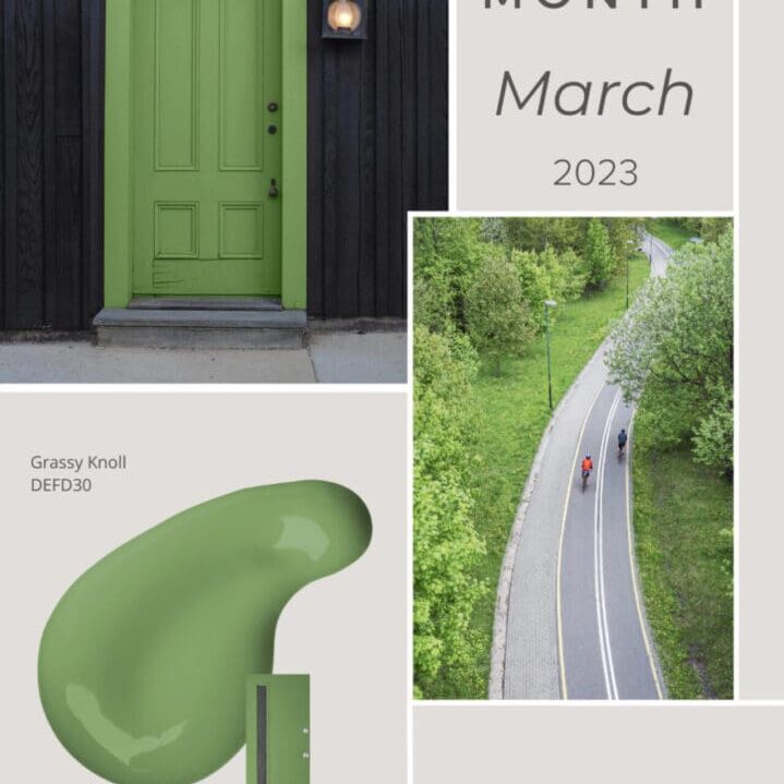 Dunn Edwards March 2023 Color of the Month | Grassy Knoll (DEFD30).